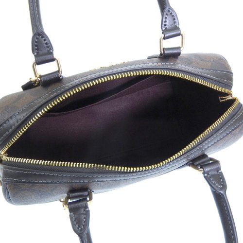 COACH コーチ ROWAN SATCHEL ローアン サッチェル シグネチャー ハンド バッグ 斜めがけ ショルダー バッグ 2WAY バッグ