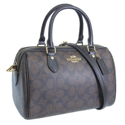 COACH コーチ ROWAN SATCHEL ローアン サッチェル シグネチャー ハンド バッグ 斜めがけ ショルダー バッグ 2WAY バッグ