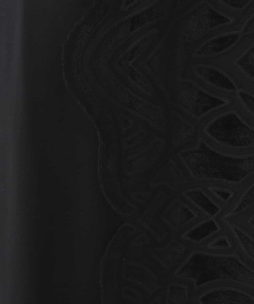 HIROKO BIS(ヒロコビス)/【洗える】ベロア刺繍レースIライン半袖ワンピース/img17
