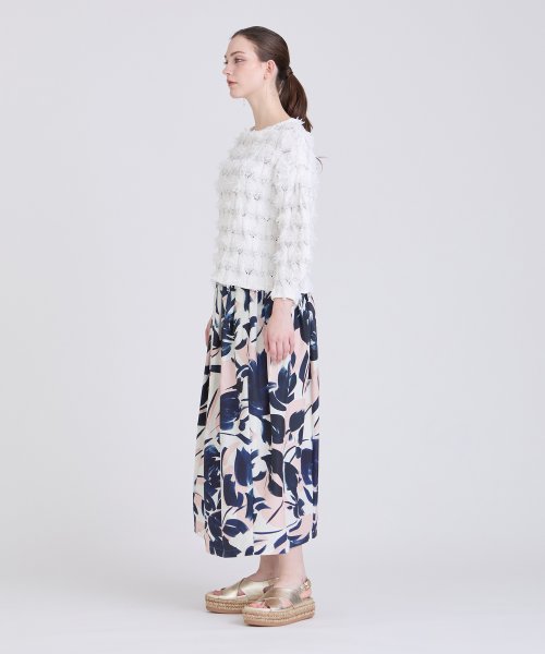 カットジャカードバルーンプルオーバー 