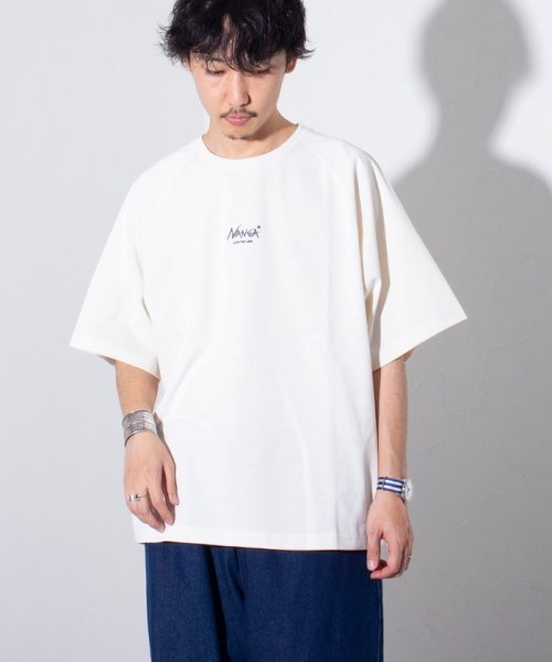 GLOSTER(GLOSTER)/【NANGA×GLOSTER】別注  ボックスロゴ ラグランTシャツ/img04