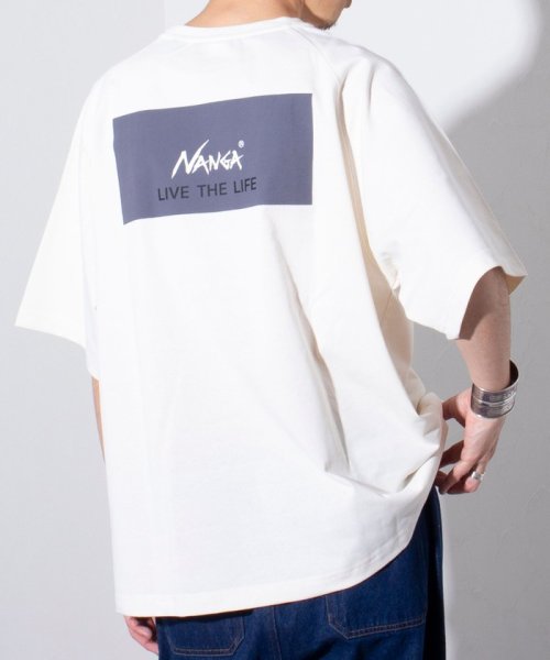 GLOSTER(GLOSTER)/【NANGA×GLOSTER】別注  ボックスロゴ ラグランTシャツ/img07