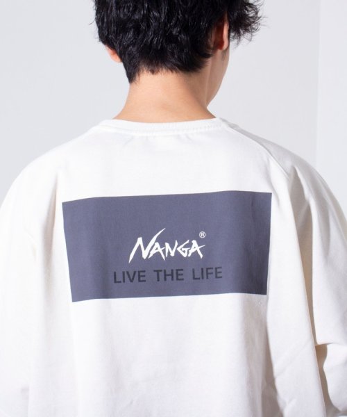 GLOSTER(GLOSTER)/【NANGA×GLOSTER】別注  ボックスロゴ ラグランTシャツ/img11