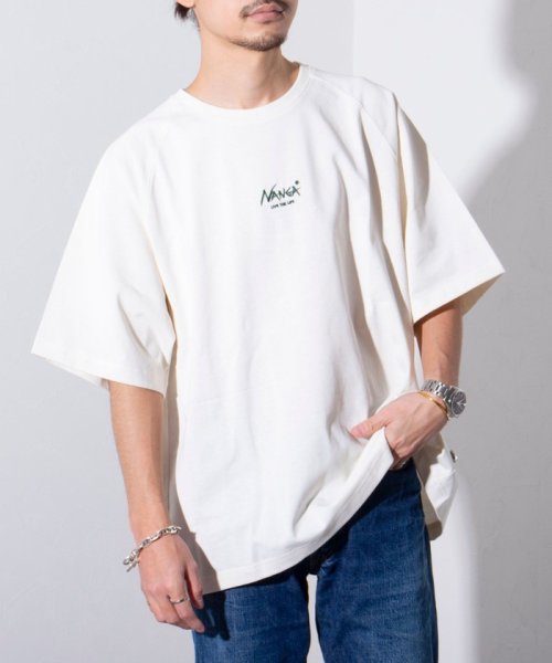 GLOSTER(GLOSTER)/【NANGA×GLOSTER】別注  ボックスロゴ ラグランTシャツ/img16