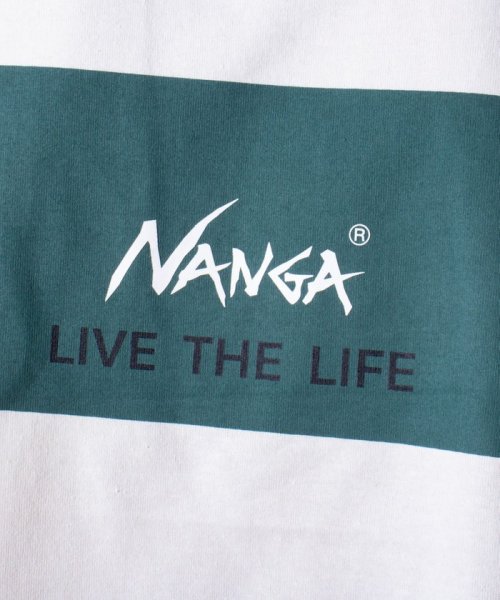 GLOSTER(GLOSTER)/【NANGA×GLOSTER】別注  ボックスロゴ ラグランTシャツ/img23