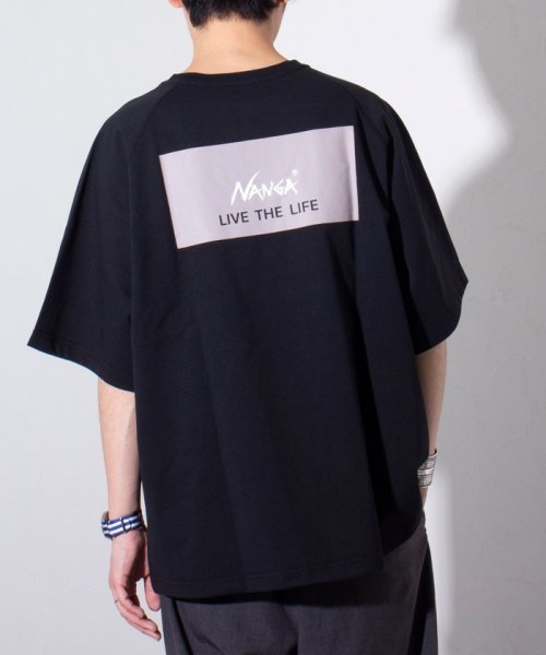 GLOSTER(GLOSTER)/【NANGA×GLOSTER】別注  ボックスロゴ ラグランTシャツ/img35