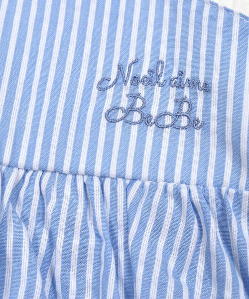 Noeil aime BeBe(ノイユ　エーム　べべ)/ストライプキャミソールドッキングTシャツ(80~130cm)/img08