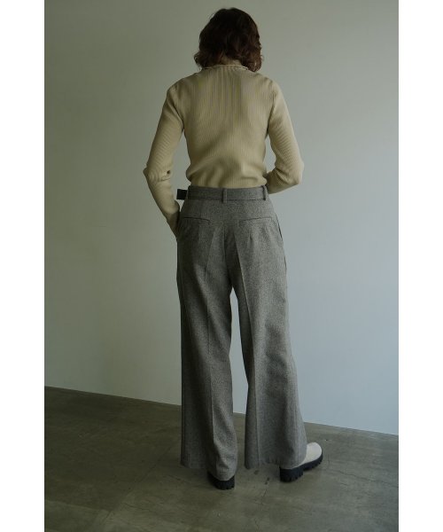 CLANE(クラネ)/BELTED WIDE PANTS/img03