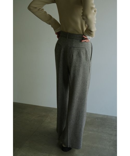 CLANE(クラネ)/BELTED WIDE PANTS/img06