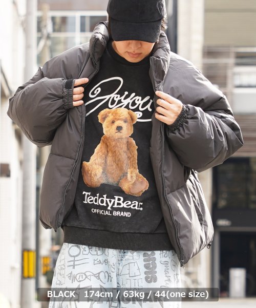 1111clothing(ワンフォークロージング)/◆TEDDY BEAR ピグメントトレーナー◆ クルースウェット メンズ ピグメント スウェット レディース ビッグスウェット ビッグトレーナー トレーナー/img16