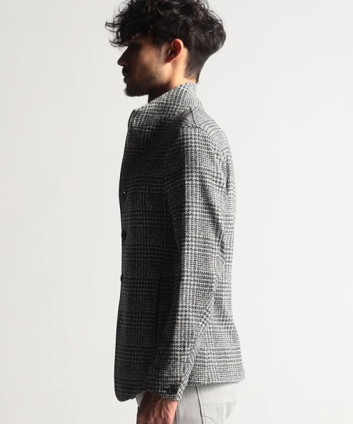 先染ガムストレッチスタンドカラーカヴァーオールジャケット 