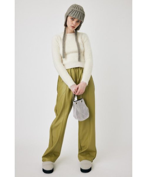 moussy(マウジー)/CROPPED SHAGGY KNIT トップス/img02