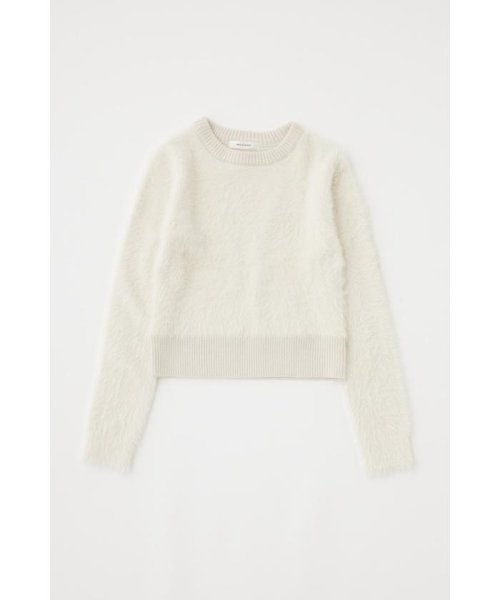 moussy(マウジー)/CROPPED SHAGGY KNIT トップス/img06