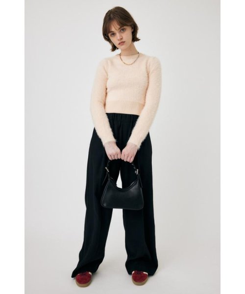 moussy(マウジー)/CROPPED SHAGGY KNIT トップス/img08