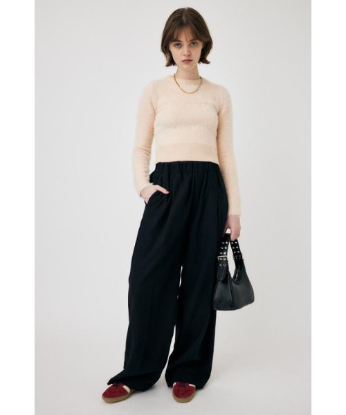 moussy(マウジー)/CROPPED SHAGGY KNIT トップス/img09