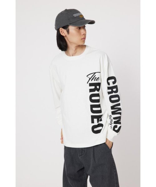 RODEO CROWNS WIDE BOWL(ロデオクラウンズワイドボウル)/アームロゴロングスリーブTシャツ/img01