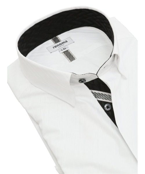 TAKA-Q(タカキュー)/形態安定 スタンダードフィット ショートレギュラーカラースナップダウン長袖シャツ シャツ メンズ ワイシャツ ビジネス ノーアイロン yシャツ ビジネスシャツ /img01