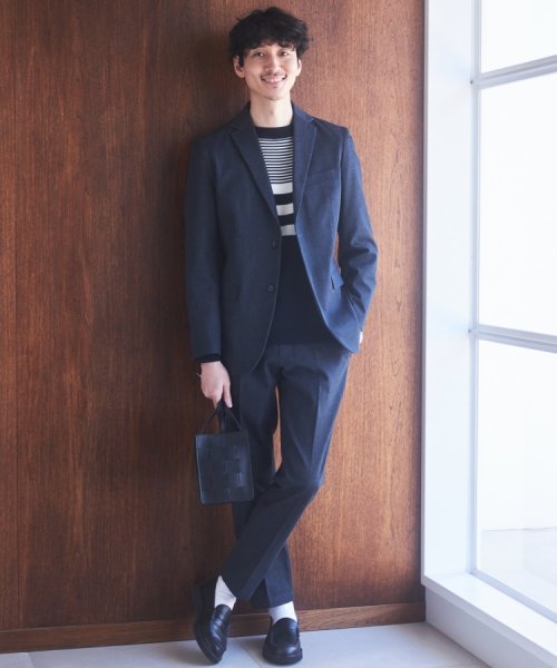 【セットアップ可/色落ちしにくい】エバーデニムスラックス