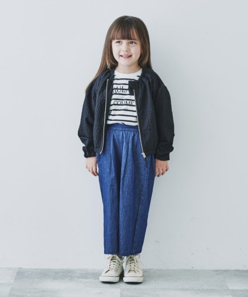 THE SHOP TK（KID）(ザ　ショップ　ティーケー（キッズ）)/【110－150/ママとおそろい】ぽこぽこブルゾン/img01