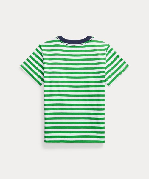 POLO RALPH LAUREN(POLO RALPH LAUREN)/(ボーイズ 2才～7才)ストライプド コットン ジャージー ポケット Tシャツ/img01