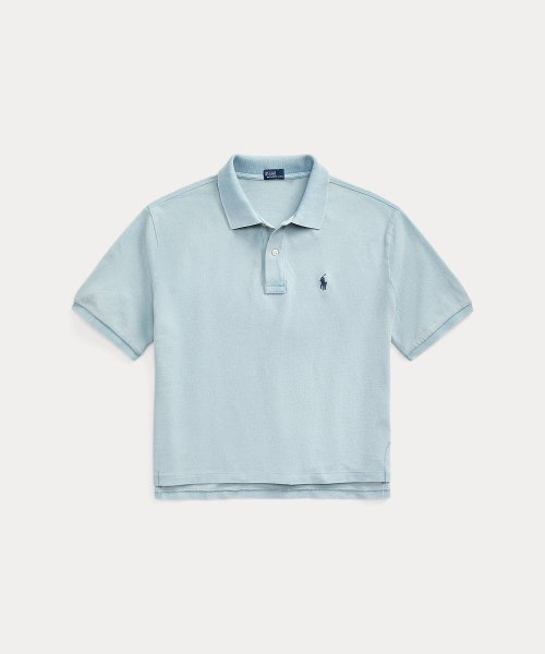 POLO RALPH LAUREN(POLO RALPH LAUREN)/クロップド リラックスド フィット メッシュ ポロシャツ/img01