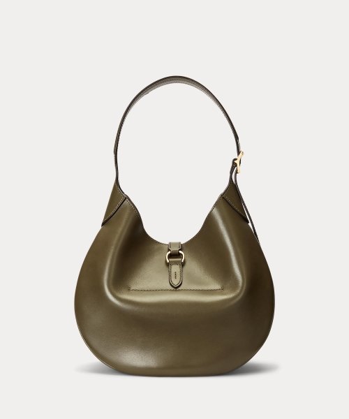 Polo ID ミディアム レザー ショルダー バッグ 