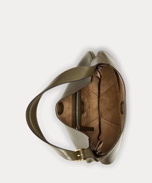 Polo ID ミディアム レザー ショルダー バッグ 