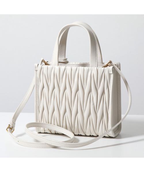 miumiu マテラッセ ショルダー ハンドバッグ コンビカラー