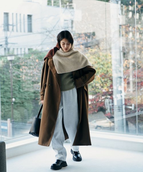 marjour(マージュール)/SWITCHING KNIT CAPE/img23