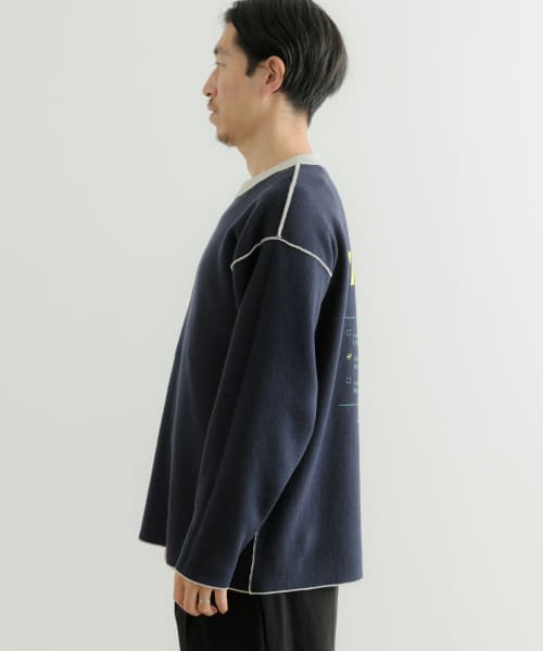 ITEMS URBANRESEARCH(アイテムズアーバンリサーチ（メンズ）)/スウェットライク リバーシブルニット Tops/img14