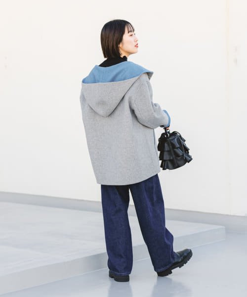 ITEMS URBANRESEARCH(アイテムズ アーバンリサーチ（レディース）)/リバーフードジャケット/img16