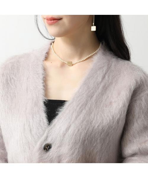 MIUMIU ネックレス 5IC066 2F89 ロゴ パール MIUMIU ネックレス 5IC066 2F89 ロゴ