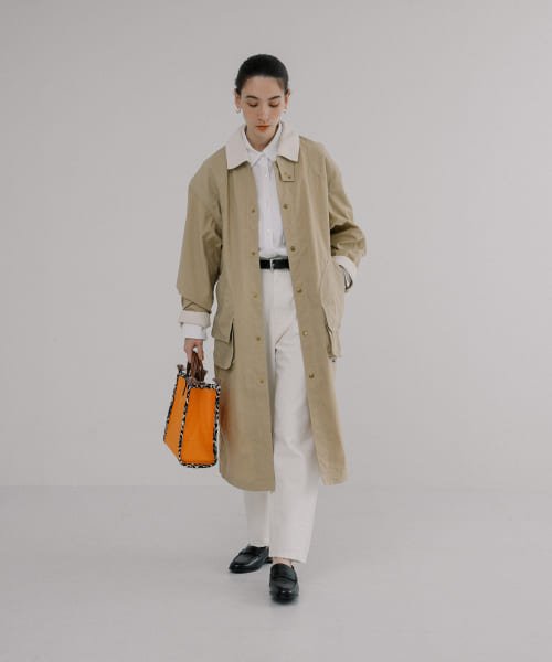 ワイドテーパードデニムパンツ 