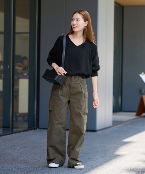 コットンウェザーカーゴパンツ 風合い サイズの違いがあります FRAMeWORK