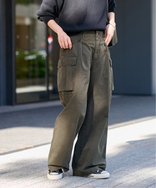 コットンウェザーカーゴパンツ 風合い サイズの違いがあります FRAMeWORK