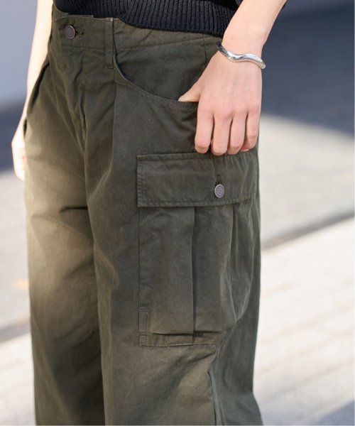 コットンウェザーカーゴパンツ 風合い サイズの違いがあります FRAMeWORK