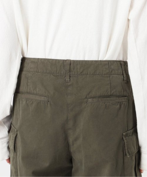 コットンウェザーカーゴパンツ 風合い サイズの違いがあります FRAMeWORK