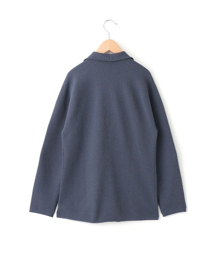 予約販売】トロッター ジャケット 変形タック編み ホールガーメント  