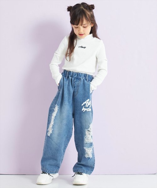 ANAP KIDS(アナップキッズ)/APKダメージデニムパンツ【セットアップ着用可】/img13