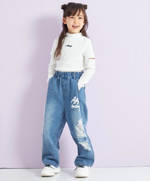 ANAP KIDS(アナップキッズ)/APKダメージデニムパンツ【セットアップ着用可】/img14