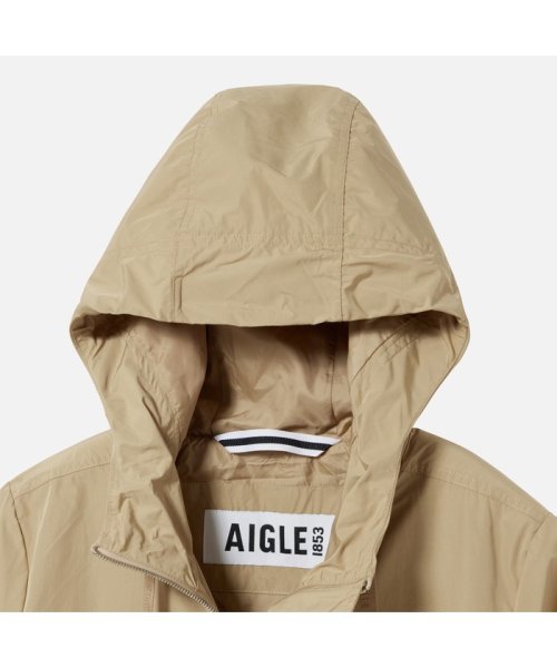 AIGLE(エーグル)/UVカット 撥水 ショート丈 フーデッド ジップアップマウンテンパーカー/img09