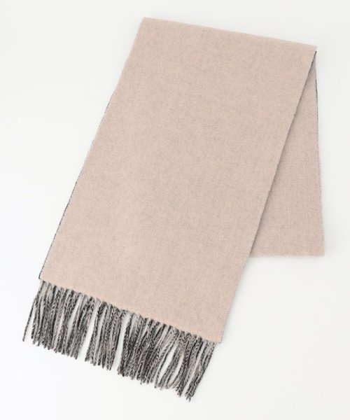 リバーシブルウールマフラー 