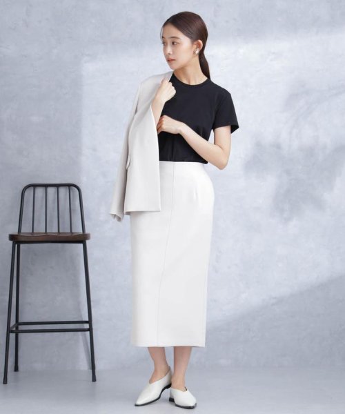 デイリーファンクション ラペルレスジャケット(セットアップ可） デイリーファンクション 羽織としてさらっとラフに着回しやすいデザイン