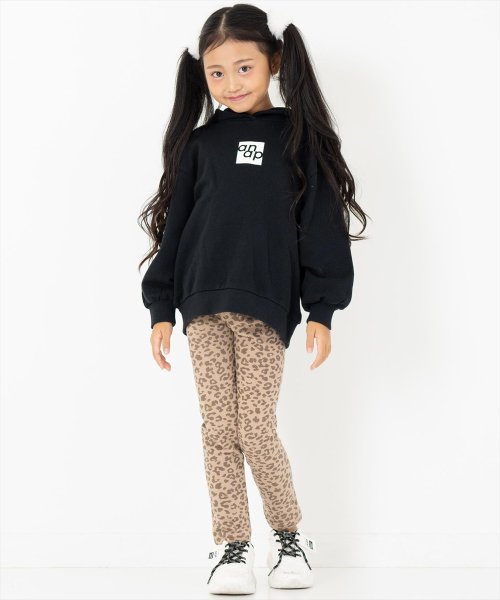 ANAP KIDS(アナップキッズ)/anap ボックス ロゴ 裏毛 スウェット パーカー 【ジュニアお揃い】 【親子お揃い】/img15