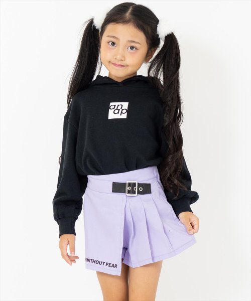 ANAP KIDS(アナップキッズ)/anap ボックス ロゴ 裏毛 スウェット パーカー 【ジュニアお揃い】 【親子お揃い】/img16