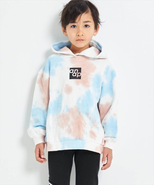 ANAP KIDS(アナップキッズ)/anap ボックス ロゴ 裏毛 スウェット パーカー 【ジュニアお揃い】 【親子お揃い】/img22