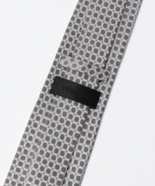 シャンパンゴールド＆サークルパターンネクタイ 