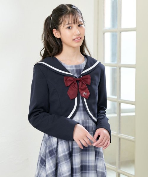 ジャケット付き チェック ワンピース(505826245) | エニファム（キッズ  