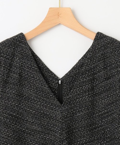 ファンシーツイード Vネックジャンスカ 
