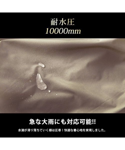  GENELESS(GENELESS)/中綿ジャケット メンズ スタンド 耐水圧10000mm 冬 暖かい 立ち襟 中綿 ブルゾン 調温中綿 ストレッチ ゆったり シンプル 全4色 ジャンパー/img08